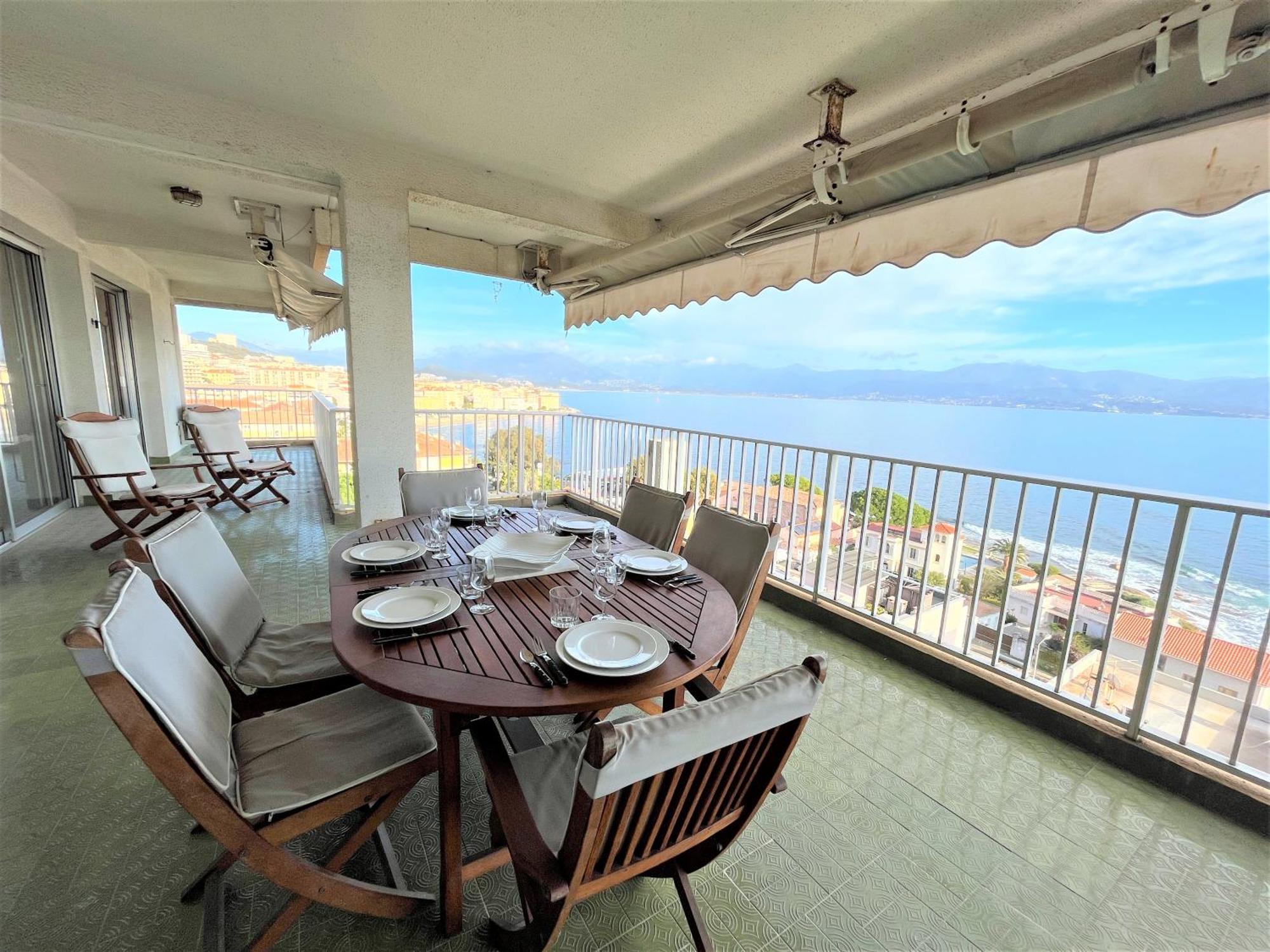 Appartement Vue Mer Carmino Ajaccio Аяччо Экстерьер фото