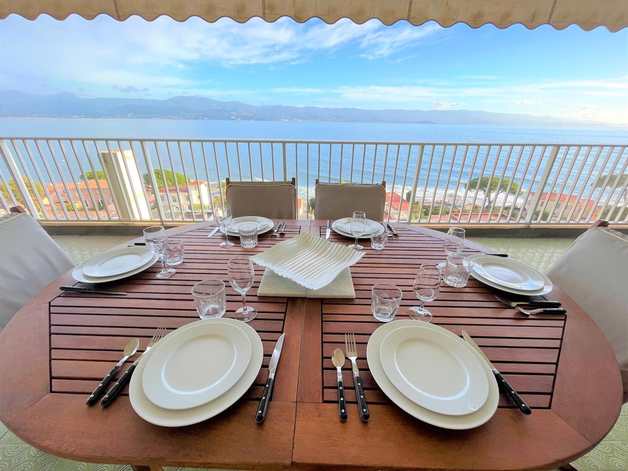 Appartement Vue Mer Carmino Ajaccio Аяччо Экстерьер фото